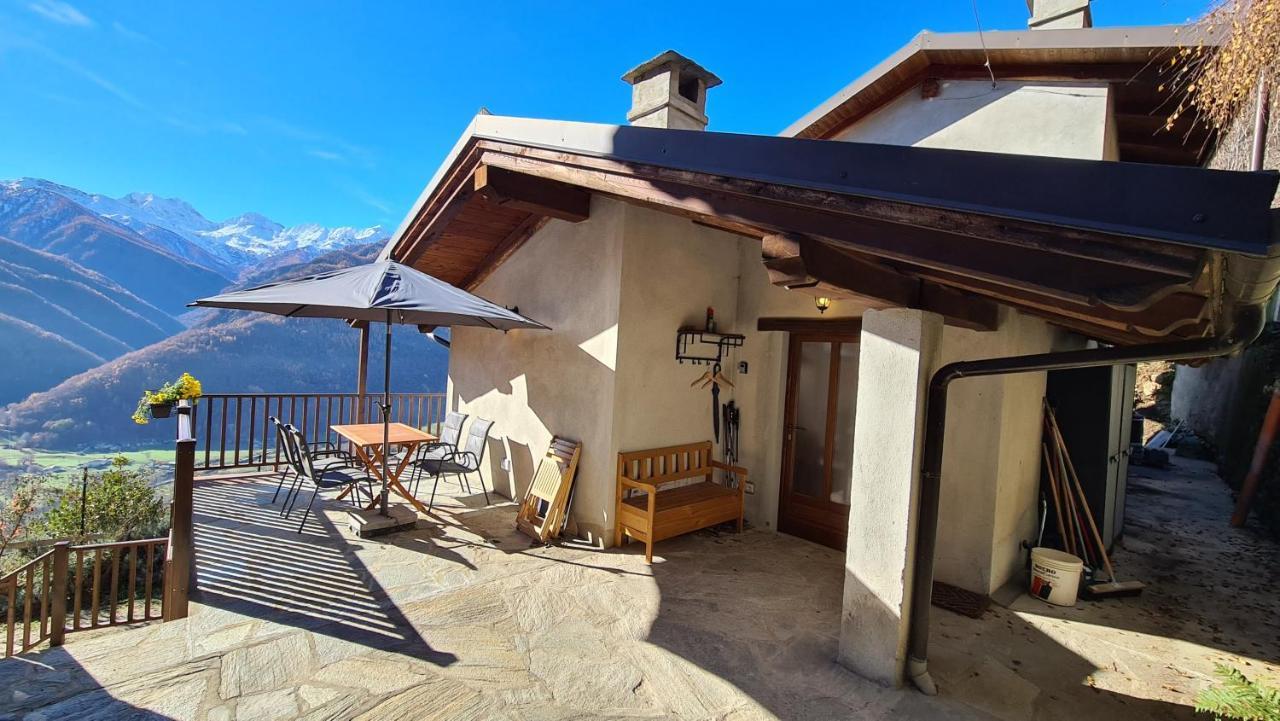 Independent Chalet With Breathtaking View Villar Pellice Esterno foto